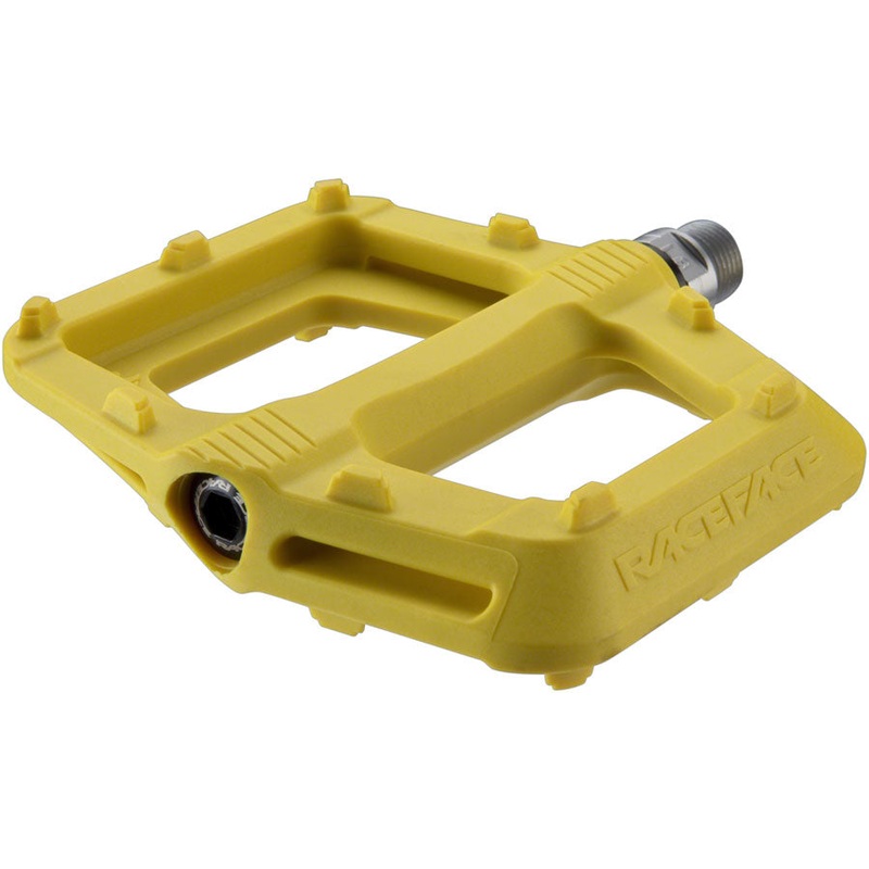 NEW RaceFace Ride Pedals – Platform, Composite, 9/16″, Yellow