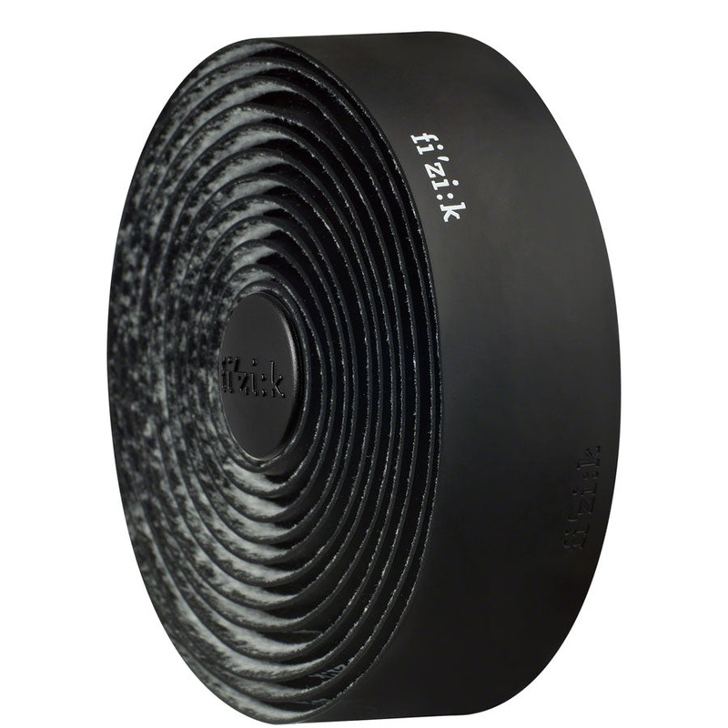 Fizik Terra Microtex Bondcush Gel Backer Tacky Bar Tape – 3mm, Black