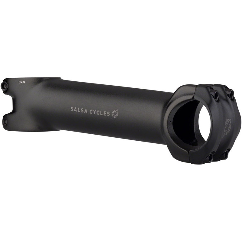 NEW Salsa Guide Stem – 130mm, 31.8 Clamp, +/-6, 1 1/8″, Aluminum, Black