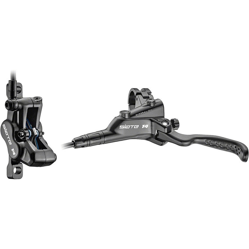 NEW TRP Slate T4 Disc Brake and Lever – Front, Hydraulic, Post Mount, Black