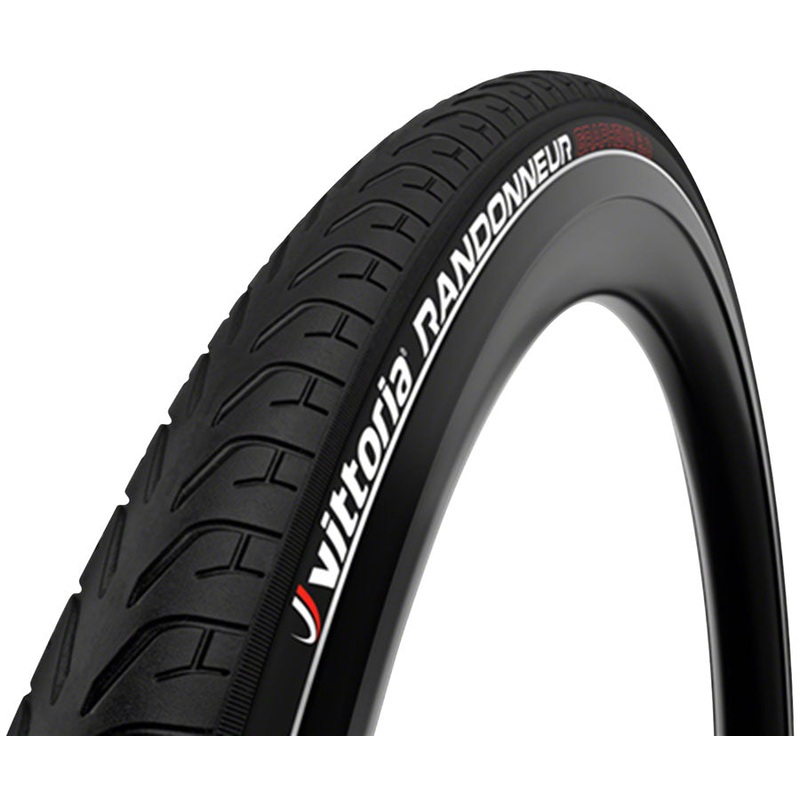 NEW Vittoria Randonneur Reflect Tire – 700 x 28, Clincher, Wire, Black