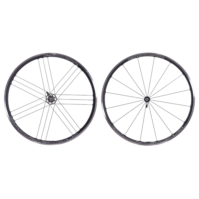 USED Campagnolo Zonda 700C Rim Brake Alloy Road Wheelset Clincher QR