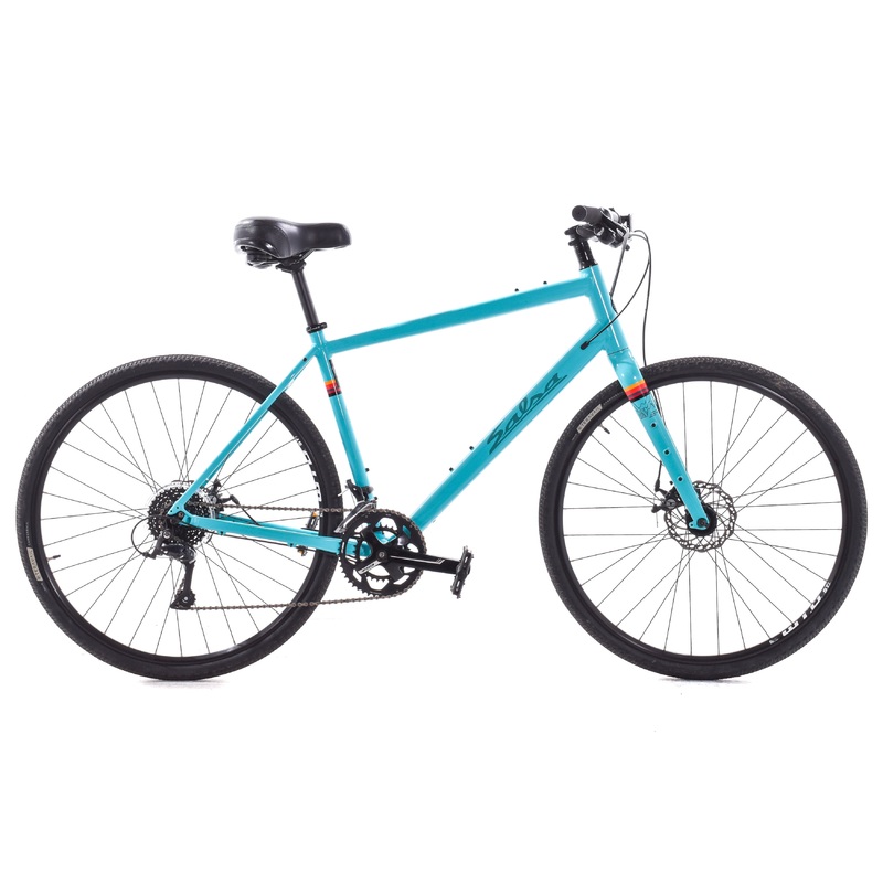USED Salsa Journeyer Flat Bar Alloy Gravel Bike Large Shimano Sora 2×9 speed 700c Journeyman