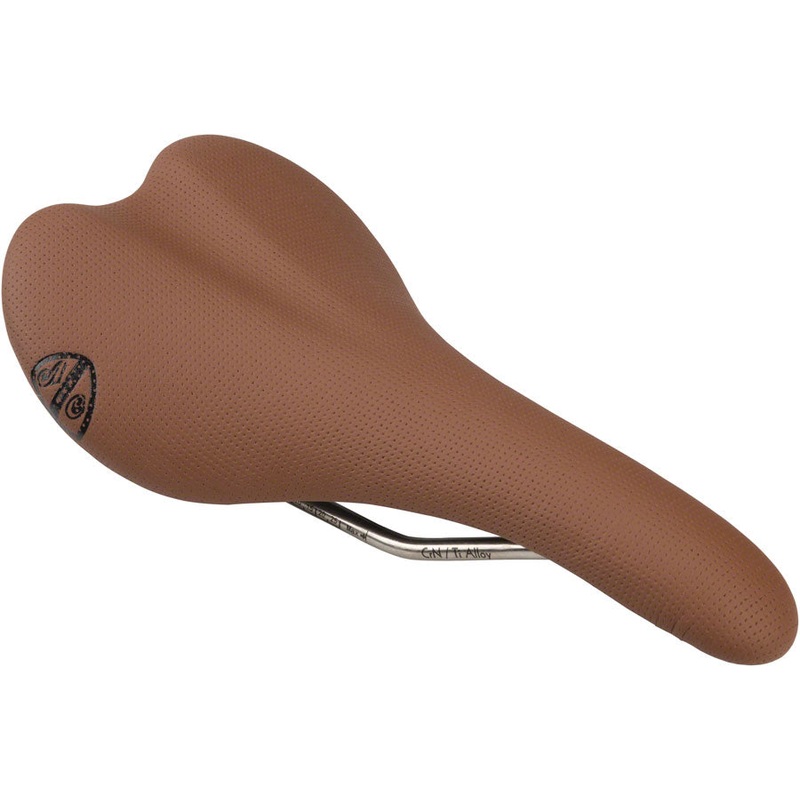 NEW All-City Gonzo Saddle – CrN/Ti Alloy, Brown