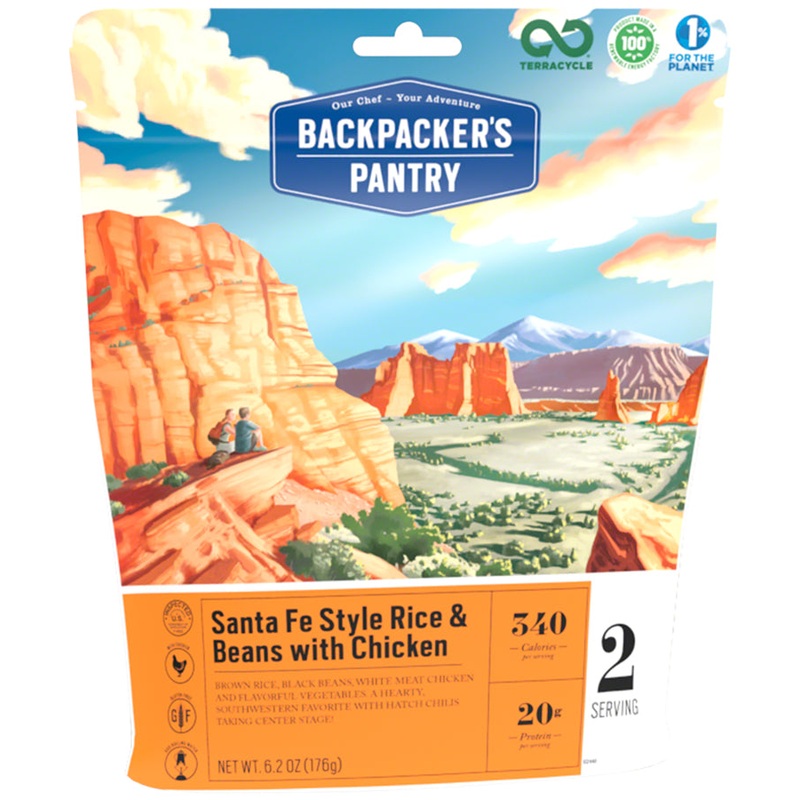NEW Backpacker’s Pantry Santa Fe Rice and Beans with Chicken – 2 Servings