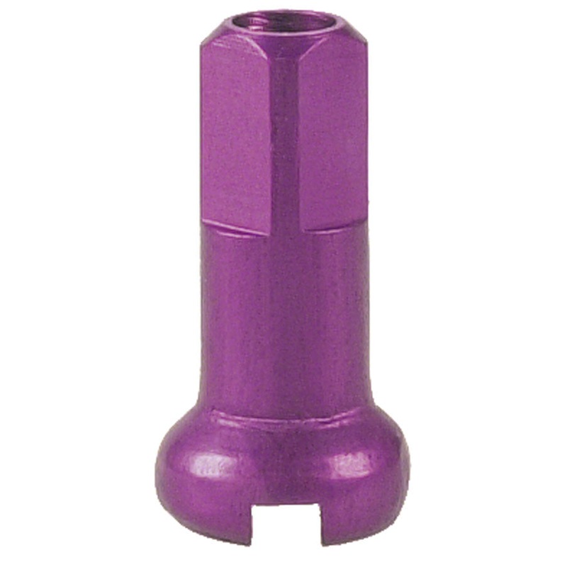 NEW DT Swiss Standard Spoke Nipples – Aluminum, 2.0 x 12mm, Purple