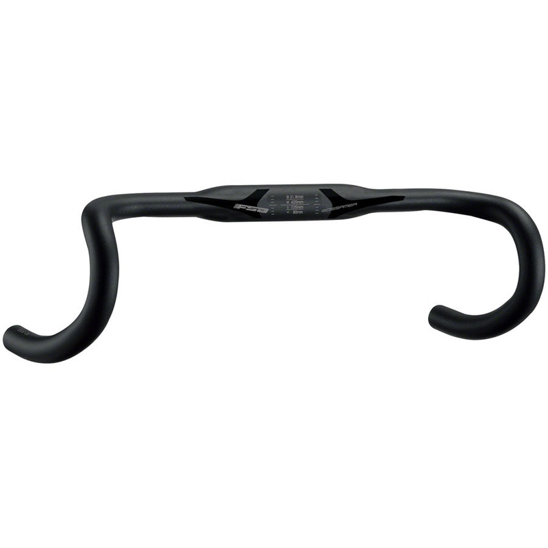 NEW FSA (Full Speed Ahead) Gossamer Compact Drop Handlebar – Aluminum, 31.8mm, 40cm, Black