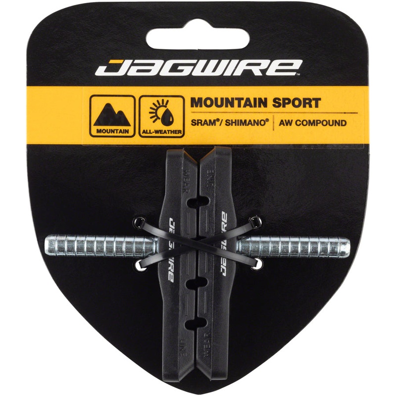 NEW Jagwire Mountain Sport Brake Pads Smooth Post Black