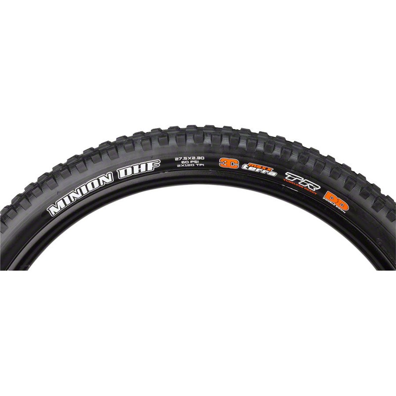 NEW Maxxis Minion DHF Tire – 27.5 x 2.3, Tubeless, Folding, Black, 3C Maxx Terra, DD
