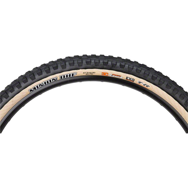 NEW Maxxis Minion DHF Tire – 27.5 x 2.3, Tubeless, Folding, Black/Tan, 3C Maxx Terra, EXO