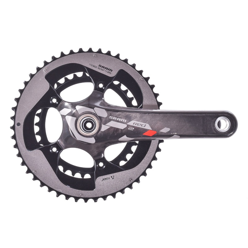 NEW take off SRAM Red 22 Carbon Crankset 175mm 50/34T 110BCD 2×11 speed GXP