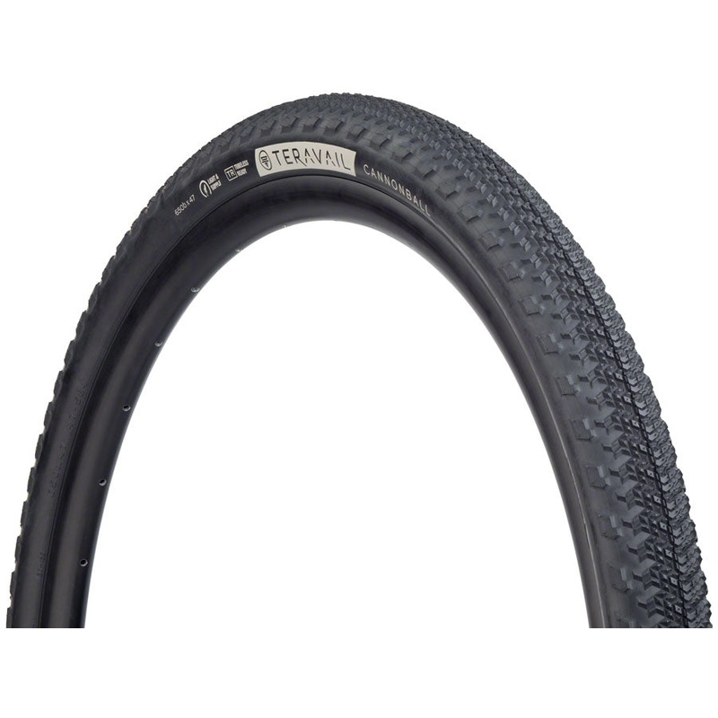 NEW Teravail Cannonball Tire – 650b x 47, Tubeless, Folding, Black, Durable