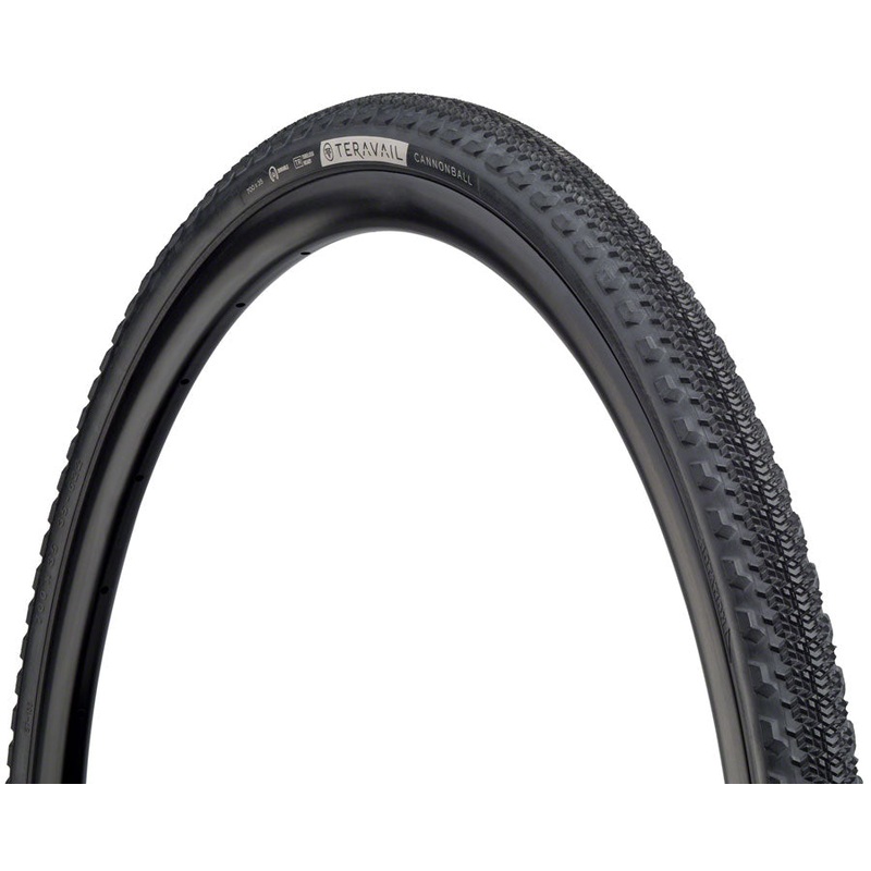 NEW Teravail Cannonball Tire – 700 x 38, Tubeless, Folding, Black, Durable