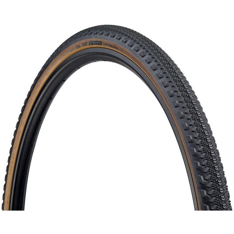 NEW Teravail Cannonball Tire – 700 x 38, Tubeless, Folding, Tan, Light and Supple