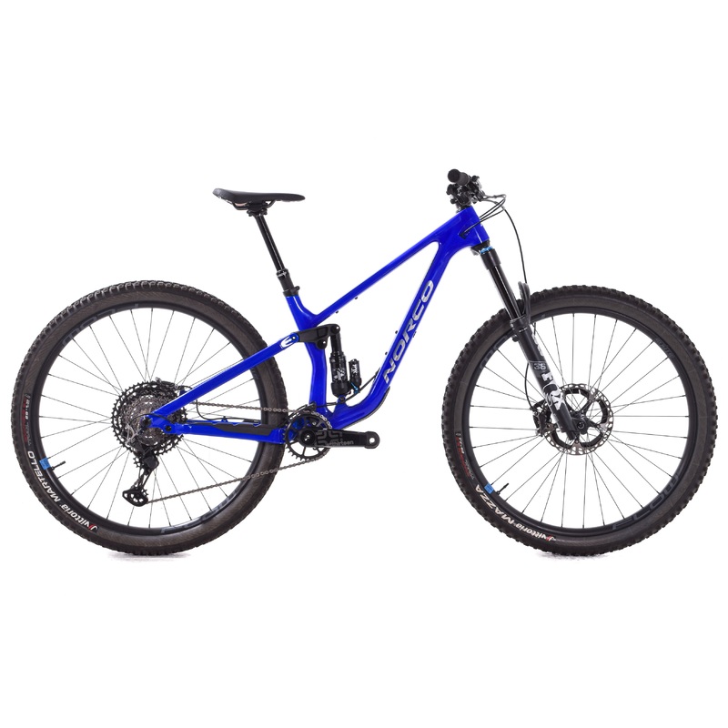 USED 2023 Norco Optic C1 Small Carbon Full Suspension MTB Shimano XTR 1×12