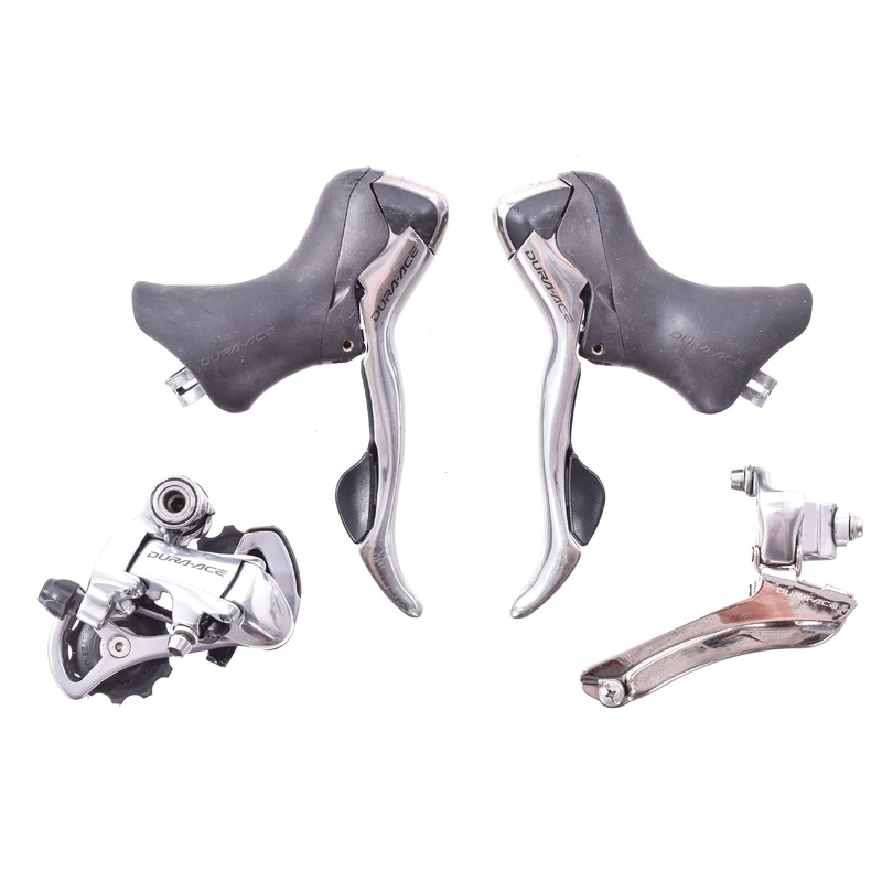 USED Shimano Dura-Ace 7800 Partial Groupset 2×10 speed Shifters Derailleurs ST, RD, FD