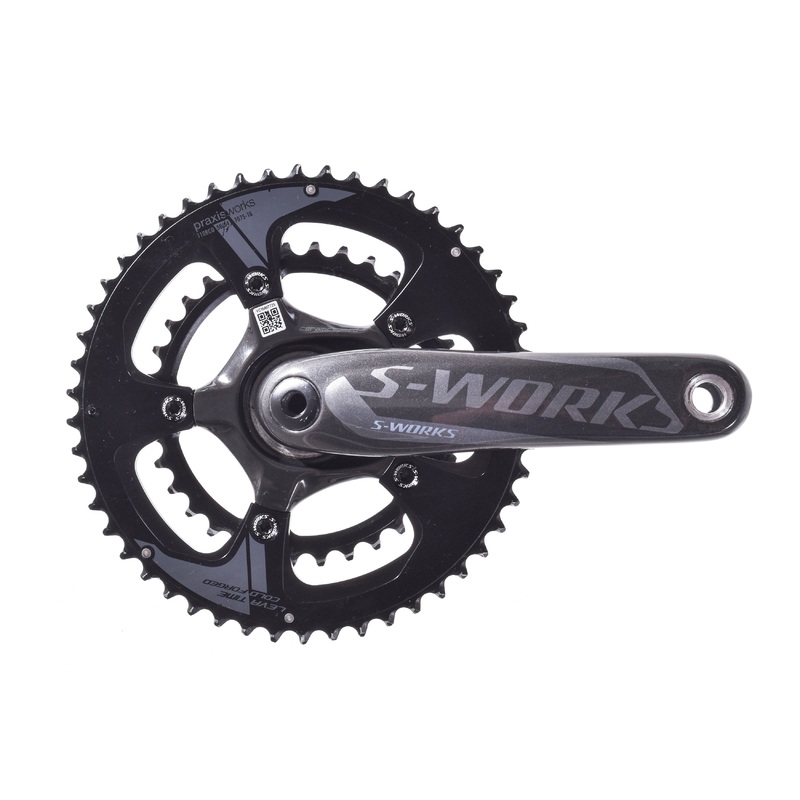 USED Specialized S-Works 11r Carbon Compact Road Crankset 172.5mm 110mm BCD 50/34T BB30 OSBB