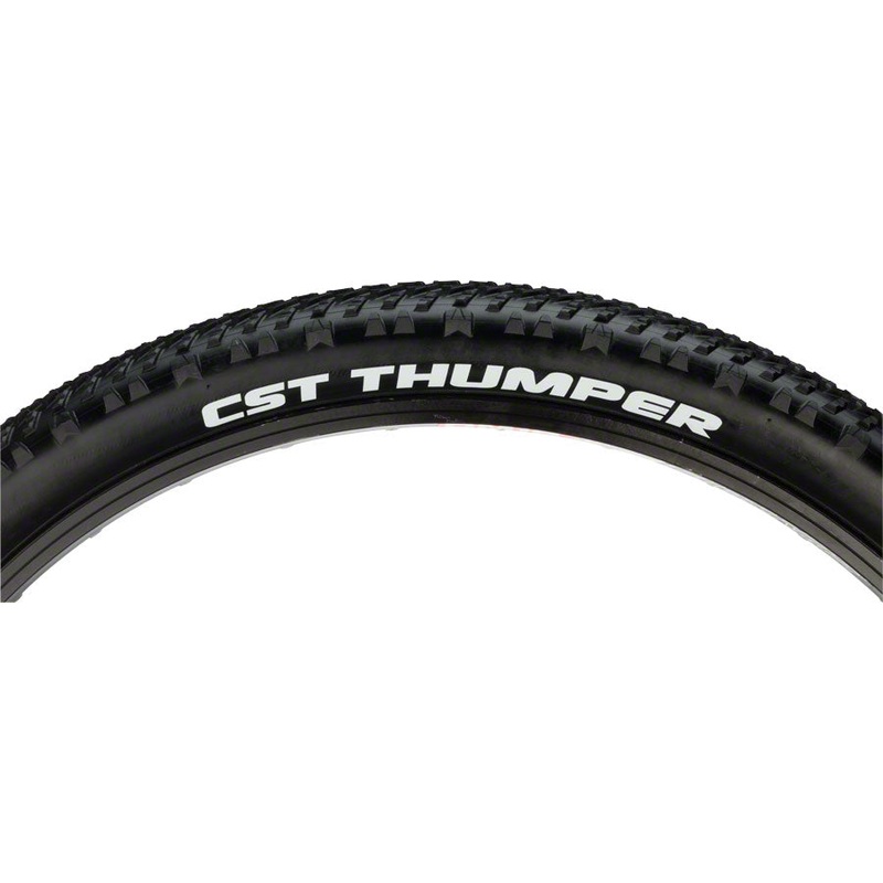 NEW CST Thumper Tire – 26 x 2.1, Clincher, Steel, Black, 27tpi