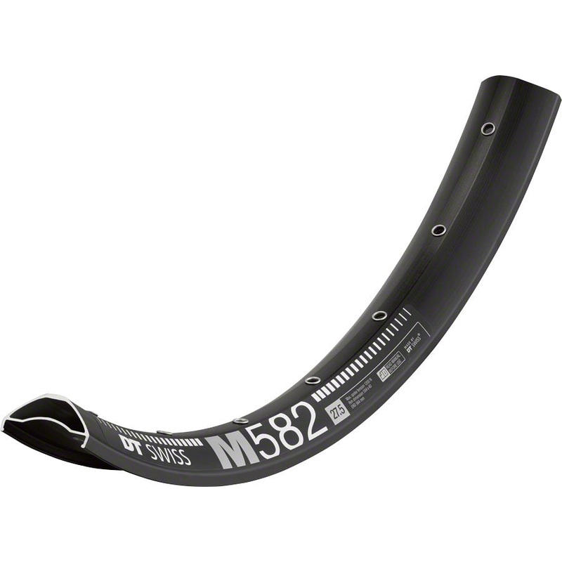 NEW DT Swiss M 582 27.5″ Tubeless-Ready Disc Rim: 28h, Black