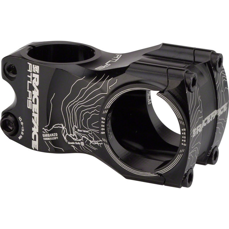 NEW RaceFace Atlas 35 Stem – 50mm, 35 Clamp, +/-0, 1 1/8″, Aluminum, Black