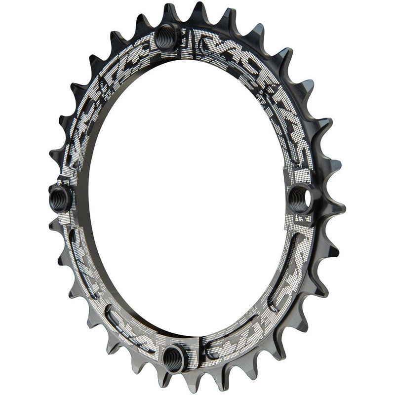 NEW RaceFace Narrow Wide Chainring: 104mm BCD, 30t, Black