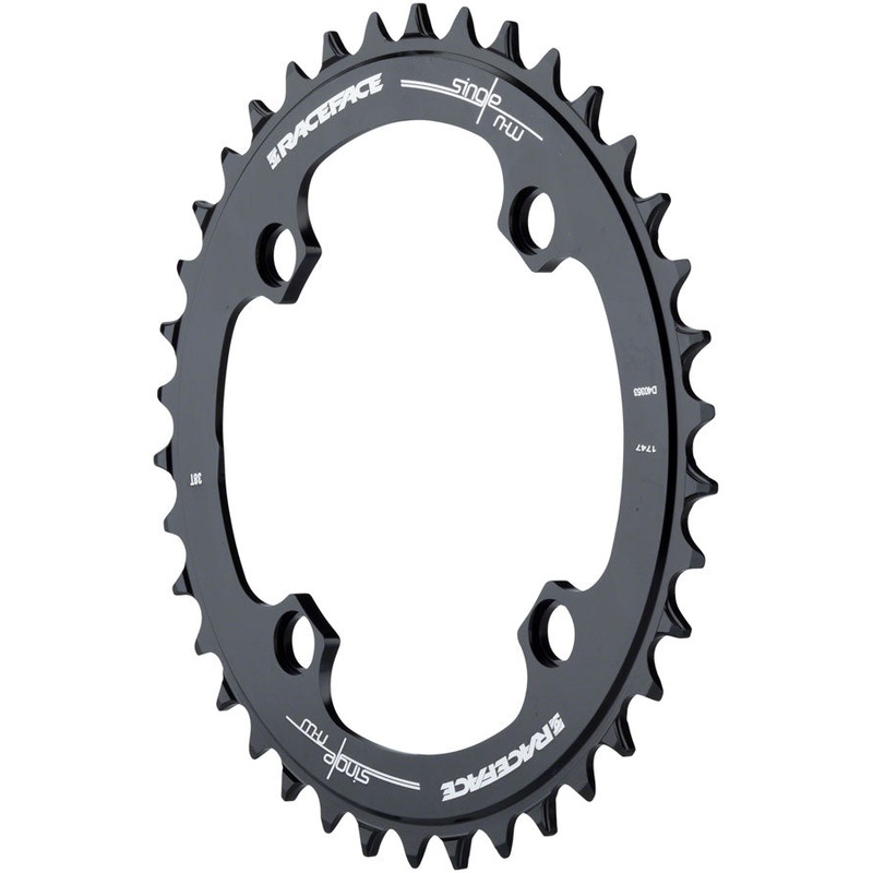 NEW RaceFace Narrow Wide Chainring: 104mm BCD, 34t, Black