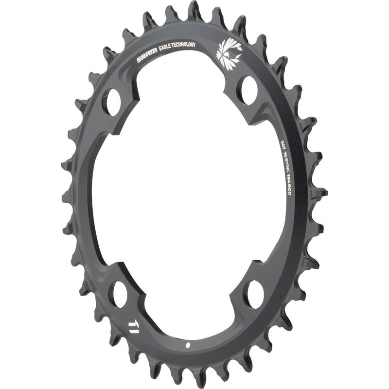 NEW SRAM X-Sync 2 Eagle 11 or 12-Speed Chainring 34T 104mm BCD Black