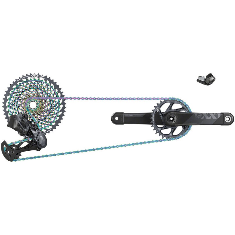 NEW SRAM XX1 Eagle AXS Electronic Groupset: 175mm Boost 34t DUB Crank, Trigger Shifter, Rear Derailleur, 12 Speed 10-50t Cassette and Chain