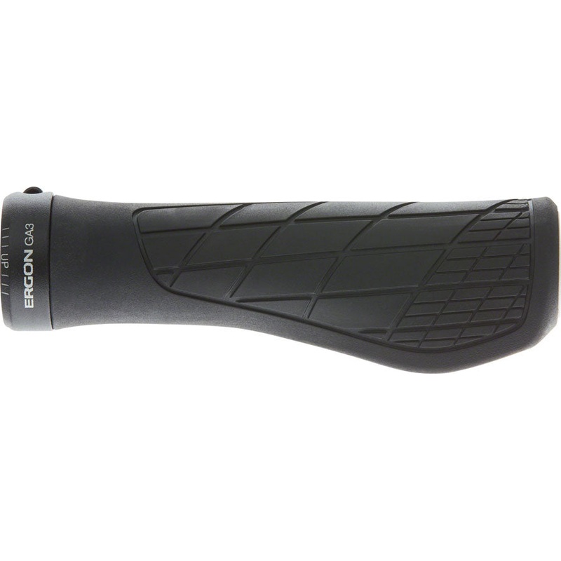NEW Ergon GA3 Grips – Black, Lock-On