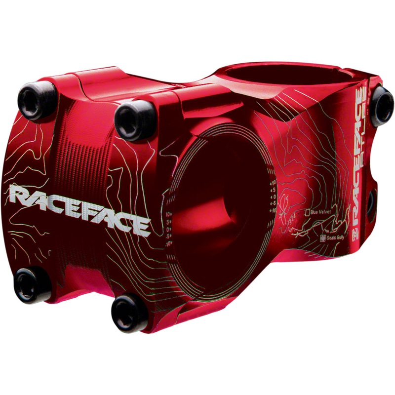 NEW RaceFace Atlas Stem, 65mm +/- 0 degree Red