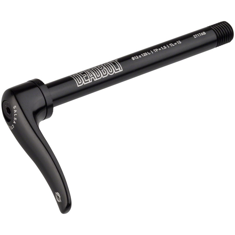 NEW Salsa Deadbolt Thru-Axle, Front, 12mm Axle Diameter, 120mm Length, 1.5 Thread Pitch, 12mm Thread Length