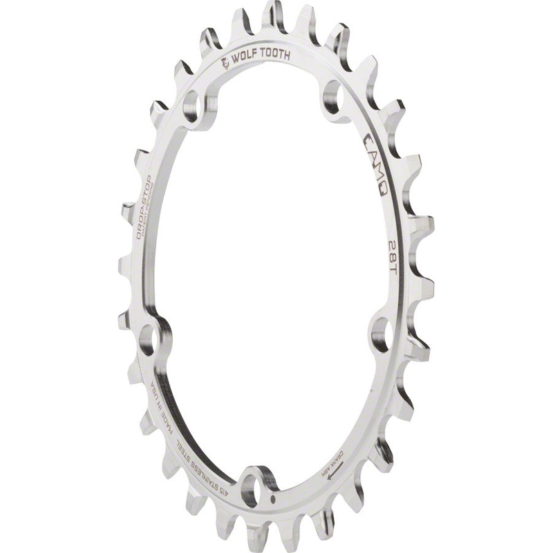 NEW Wolf Tooth Components CAMO Stainless Round 28T Chainring