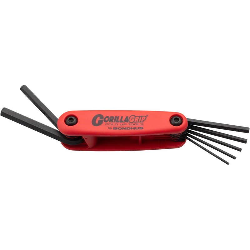 NEW Bondhus Gorilla Grip 2-8mm Folding Hex Key Set