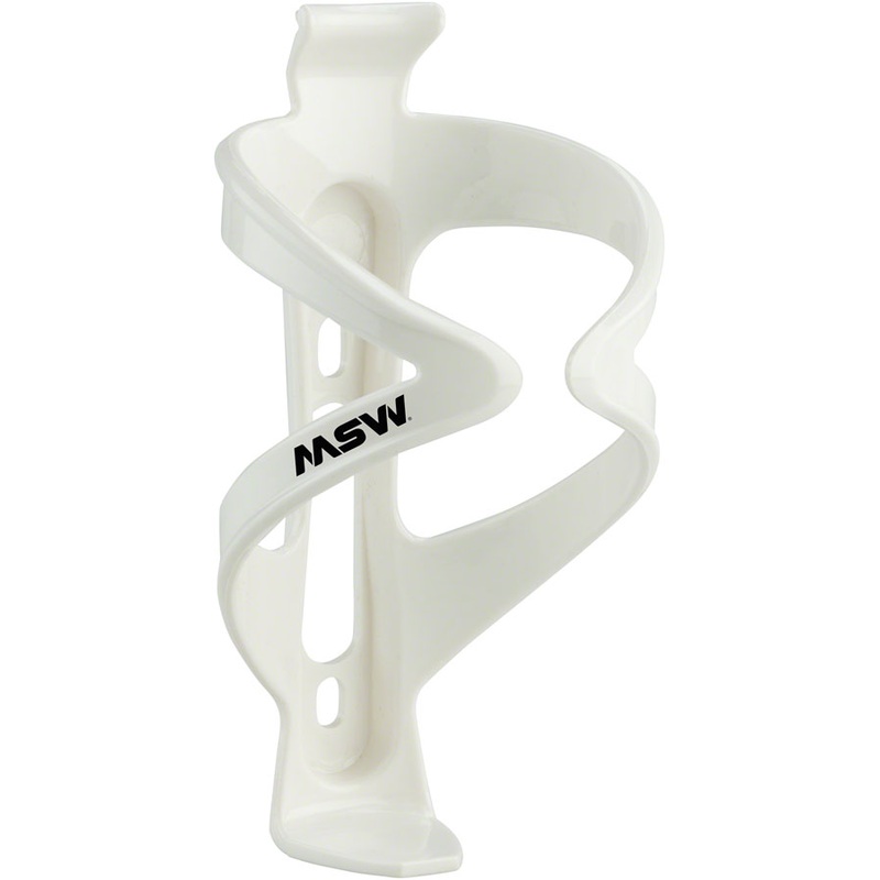 NEW MSW PC-150 Composite Water Bottle Cage White