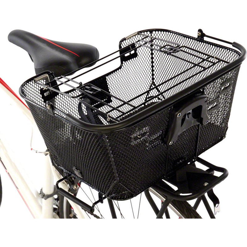 NEW Axiom Pet Basket with Rack and Handlebar Mounts: Black