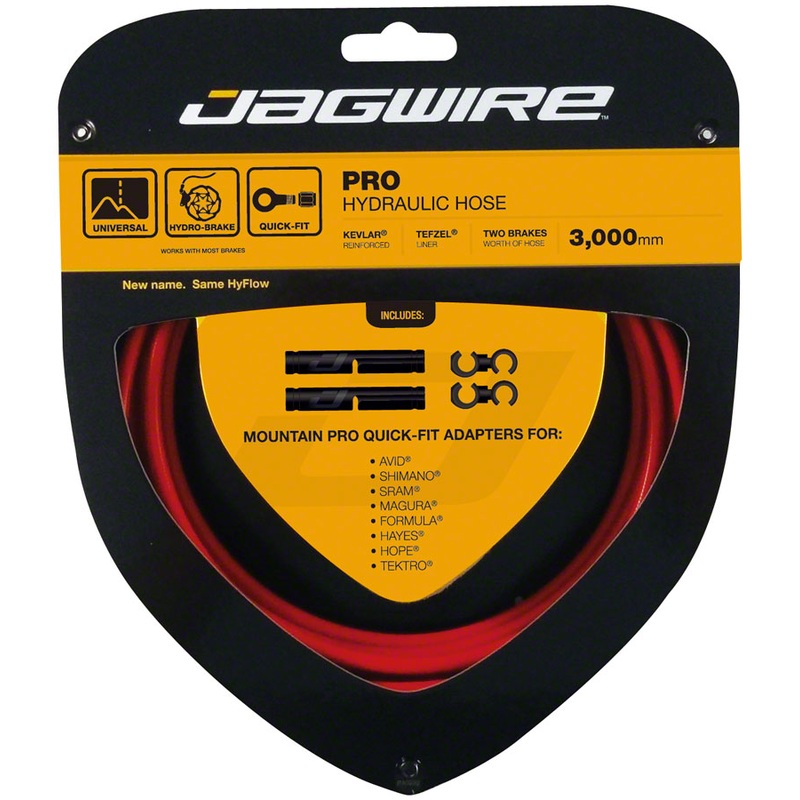 NEW Jagwire Pro Hydraulic Disc Brake Hose Kit 3000mm, Red
