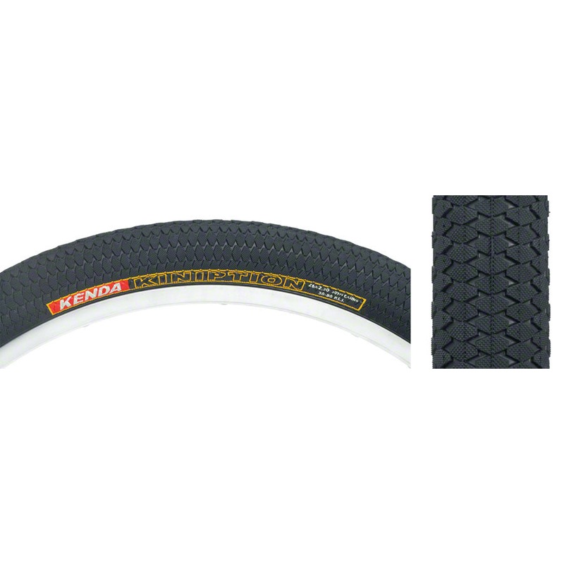 NEW Kenda Kiniption Tire – 26 x 2.3 Clincher Wire Black 30tpi
