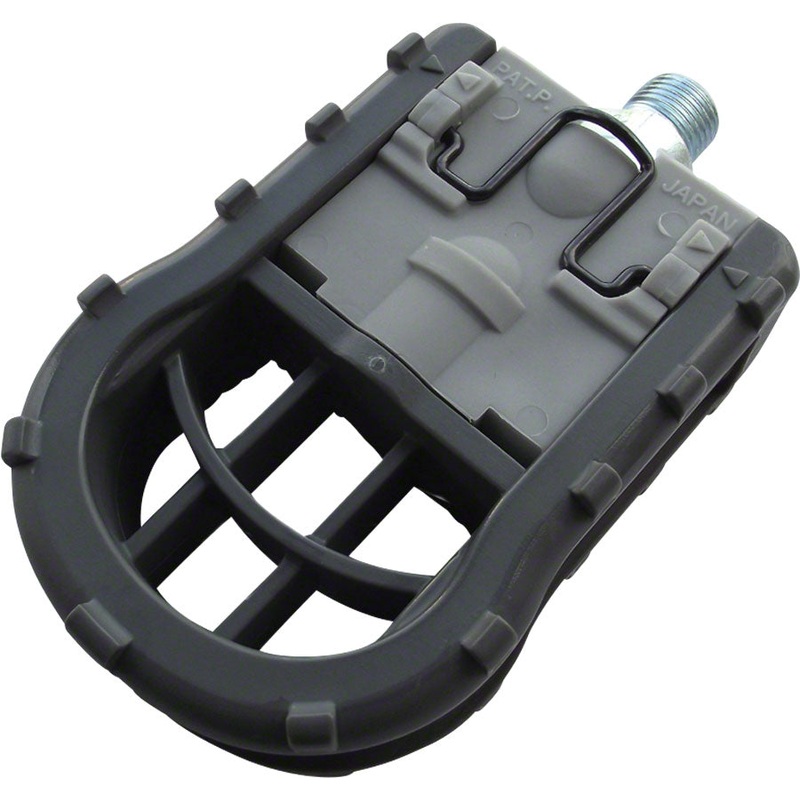 NEW MKS FD-5 Folding Platform Pedal: 9/16 Gray