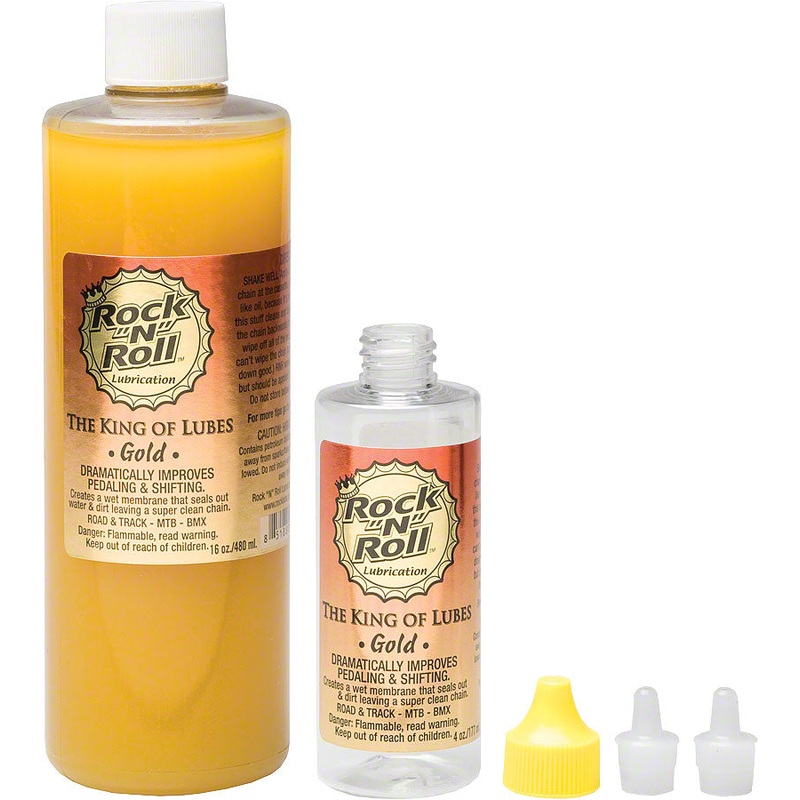 NEW Rock-N-Roll Gold Bike Chain Lube – 16 fl oz, Drip