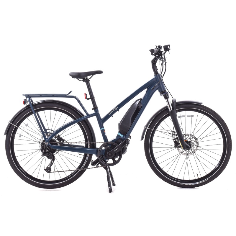 USED REI Co-op CTY e2.2 eBike Shimano Motor 1×9 Speed w/ Lights, Rack, Fenders