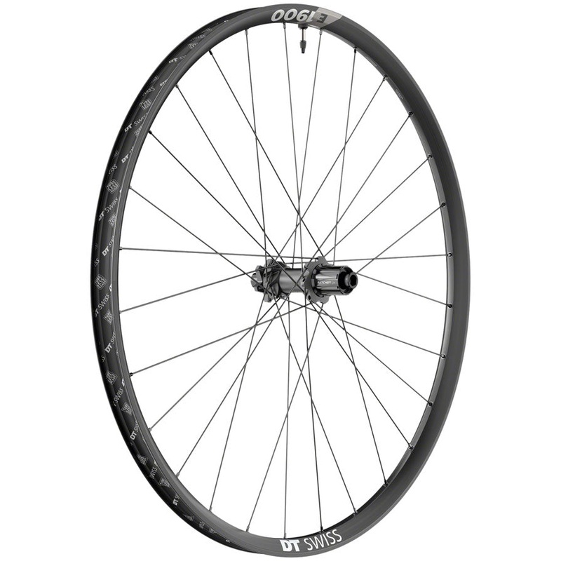 NEW DT Swiss E 1900 Spline 30 Rear Wheel – 29 12 x 148mm 6-Bolt HG 11 MTN Black