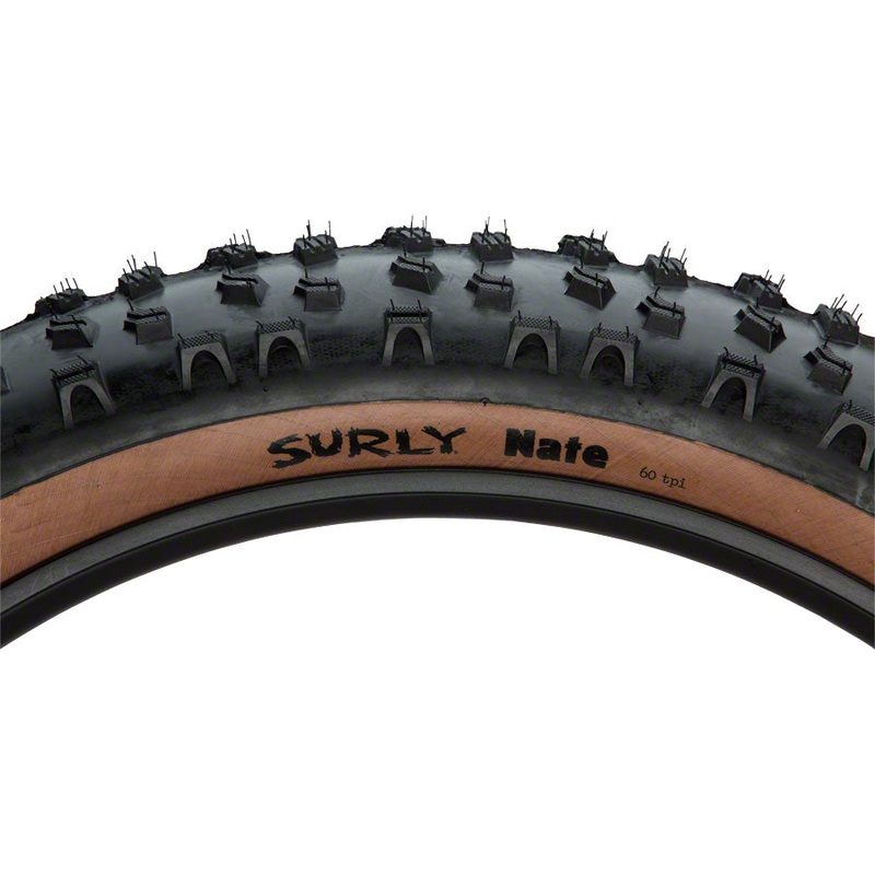 NEW Surly Nate Tire Clincher, Black/Tan, 60tpi