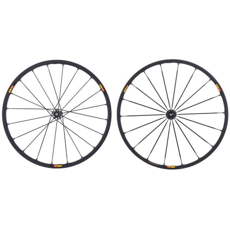 USED Mavic Ksyrium SLR Exalith Wheelset 700C Rim Brake Quick Release Wheelset Carbon Spoke Shimano HG 11 speed
