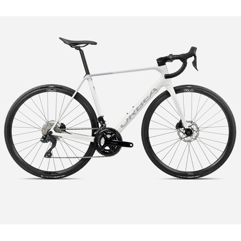 NEW 2026 Orbea ORCA M35i Carbon Road Bike 47cm Iris White (Gloss) – Lilac (Matt)