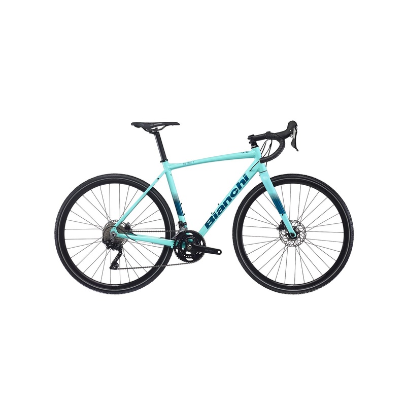 NEW Bianchi Via Nirone 7 GRX 400 10speed Aluminum Road Bike Celeste CK16/Blue Peacock Glossy 53cm