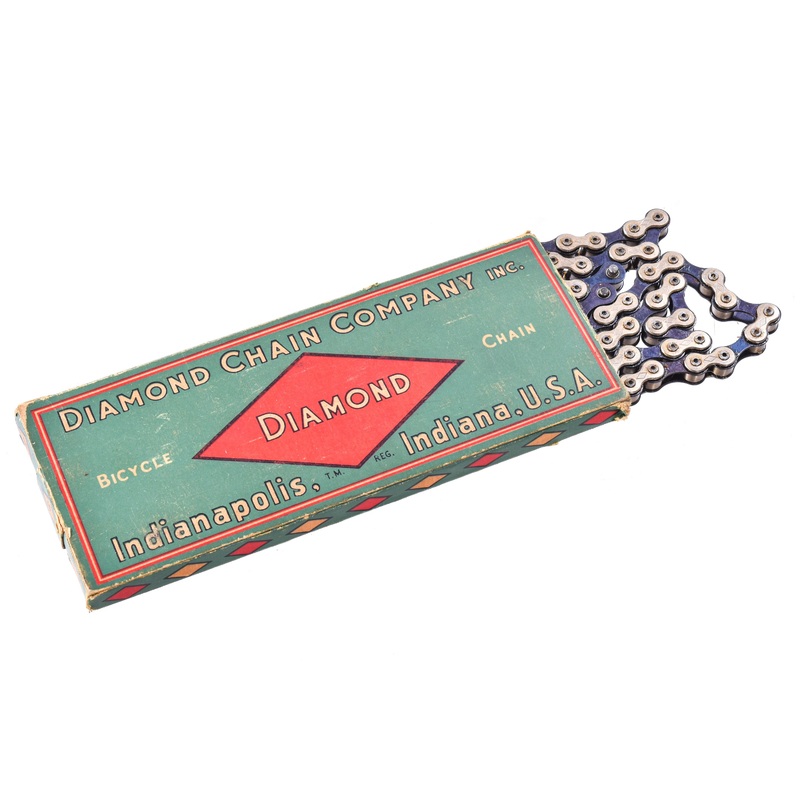 NEW Old Stock Diamond Chain Skip Tooth Chain 3-16 56 w/ Box