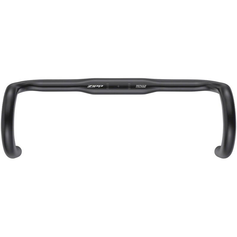 NEW Zipp Service Course 70 Ergo Drop Handlebar – Aluminum, 31.8mm, Bead Blast Black, B2 38cm
