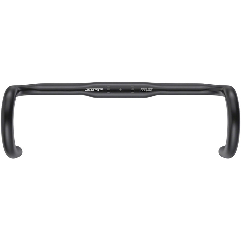 NEW Zipp Service Course 80 Ergo Drop Handlebar – Aluminum, 31.8mm, Bead Blast Black, A2 38cm