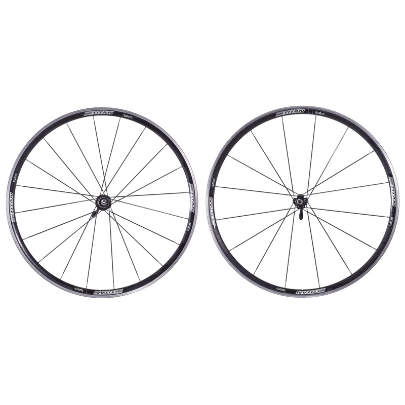 USED Forte Titan Road Wheelset 700c Shimano HG 8/9/10 Rim Brake QR