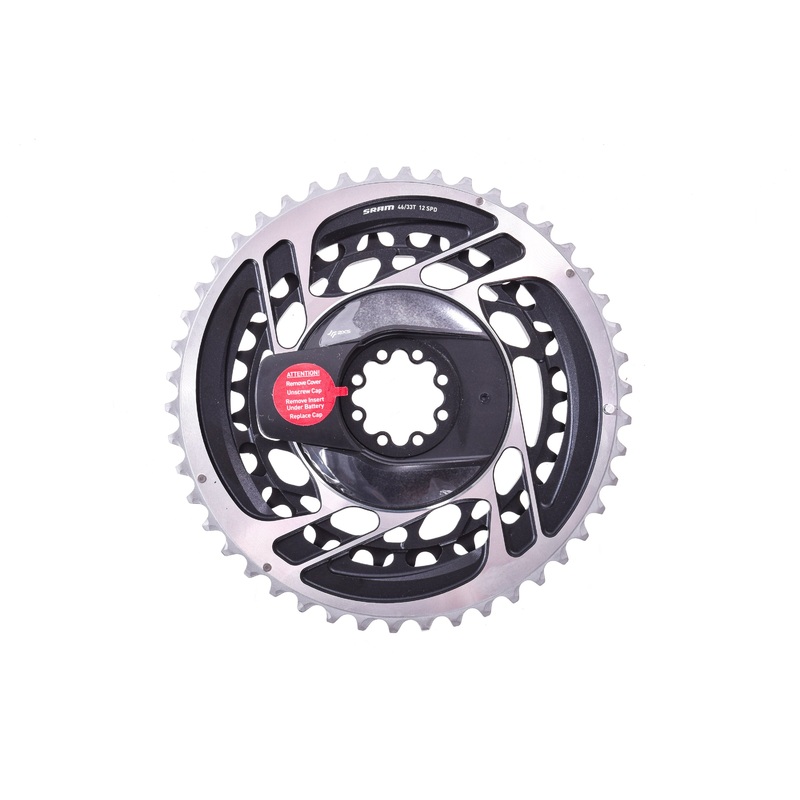 USED SRAM RED AXS Power Meter Kit – 46/33T, 2×12 Speed, 8 Bolt Direct Mount, Polar Gray, D1